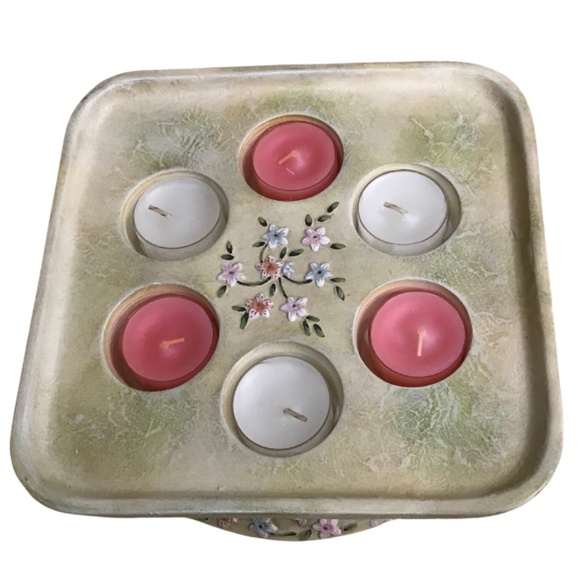 Vintage/Retired PartyLite Terrace Blossom Collection Candle Holder - Picture 2 of 14